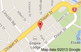 Quilter's Lane map